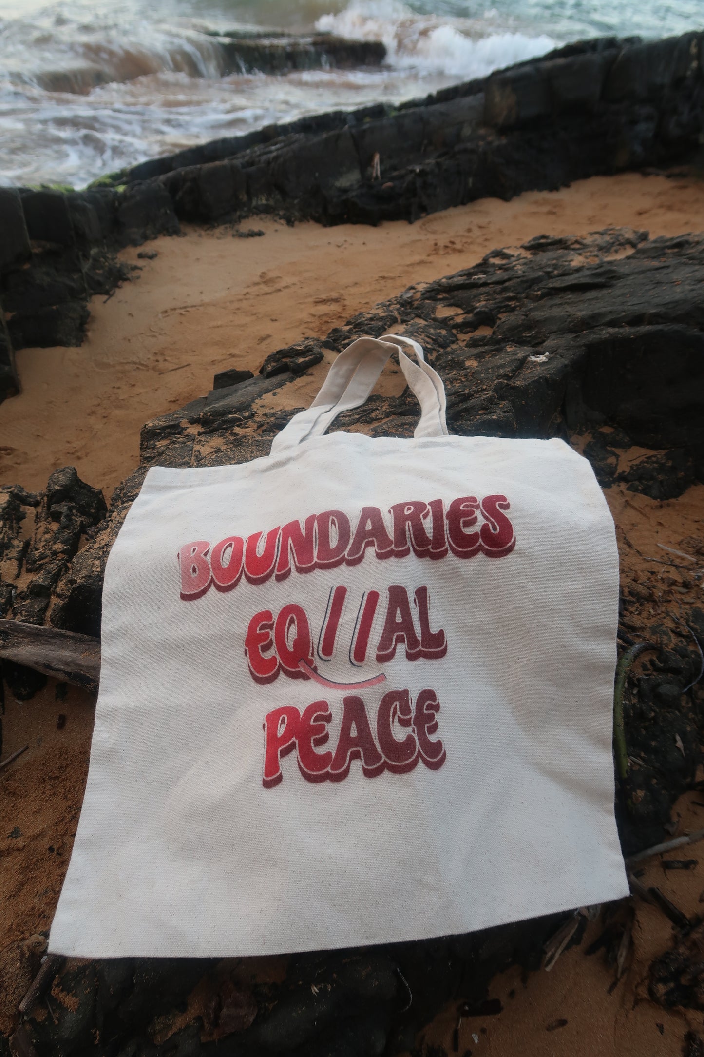 BOUNDARIES EQUAL PEACE- RED