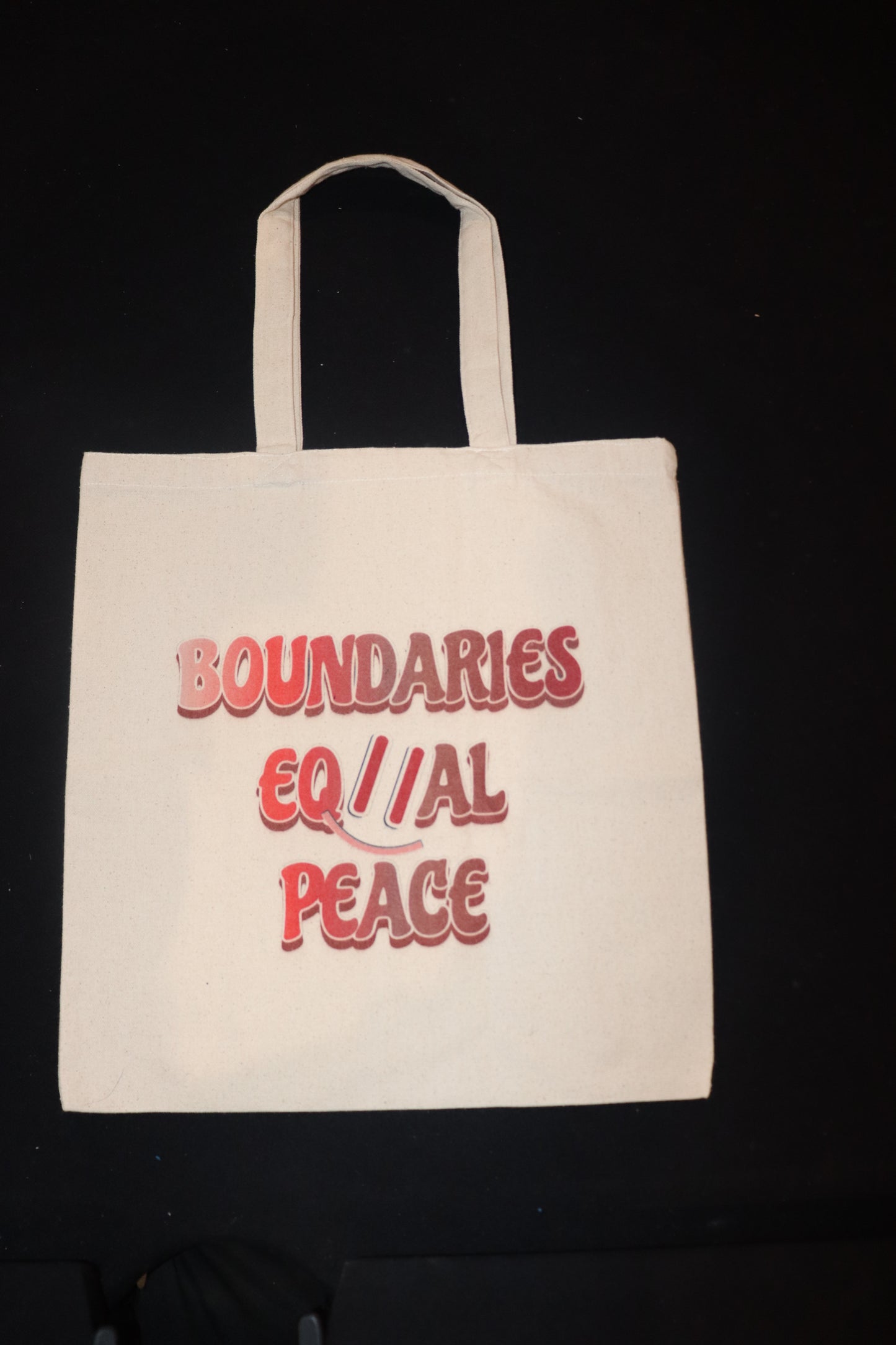 BOUNDARIES EQUAL PEACE- RED