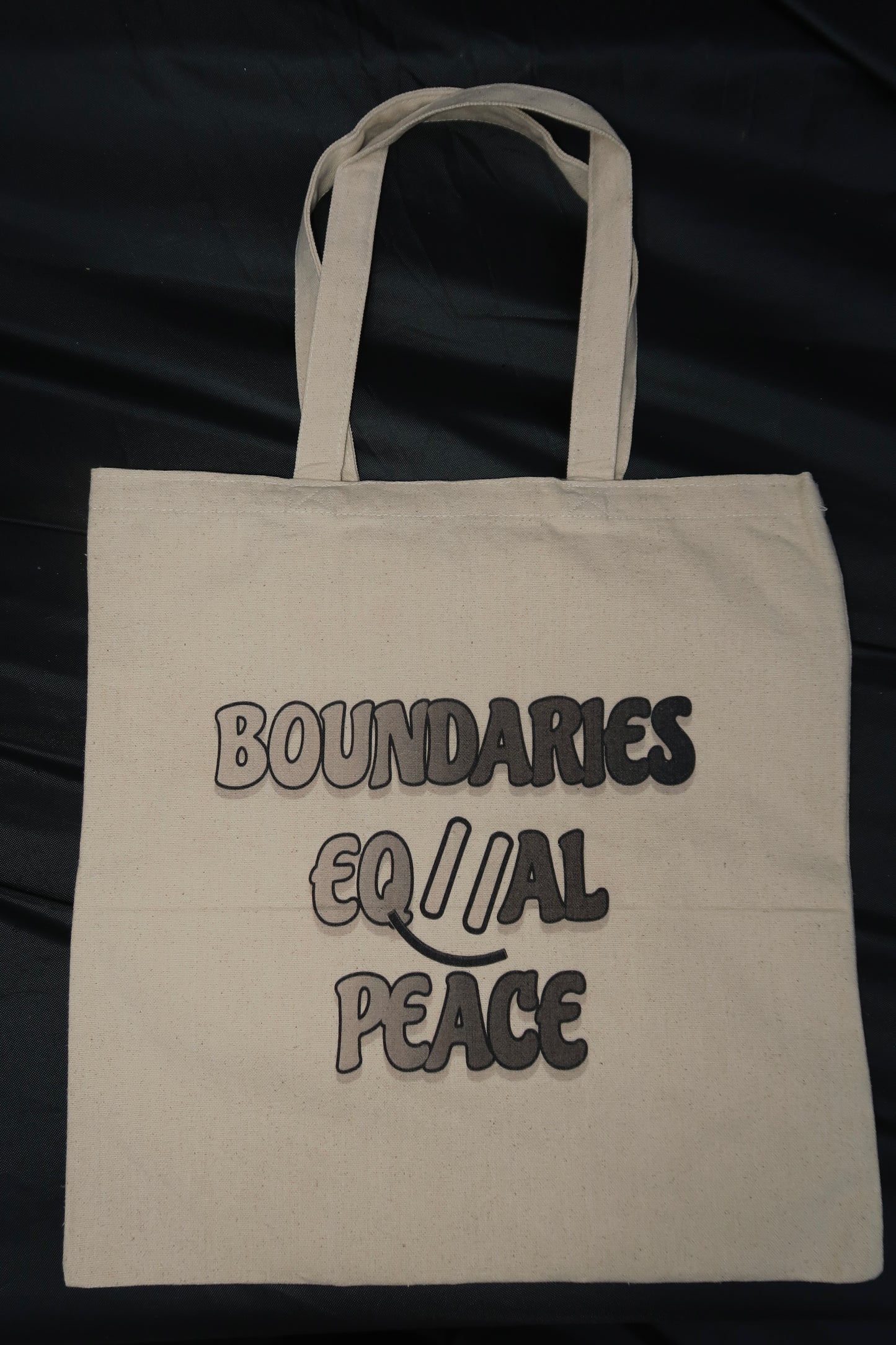 BOUNDARIES EQUAL PEACE - BLACK